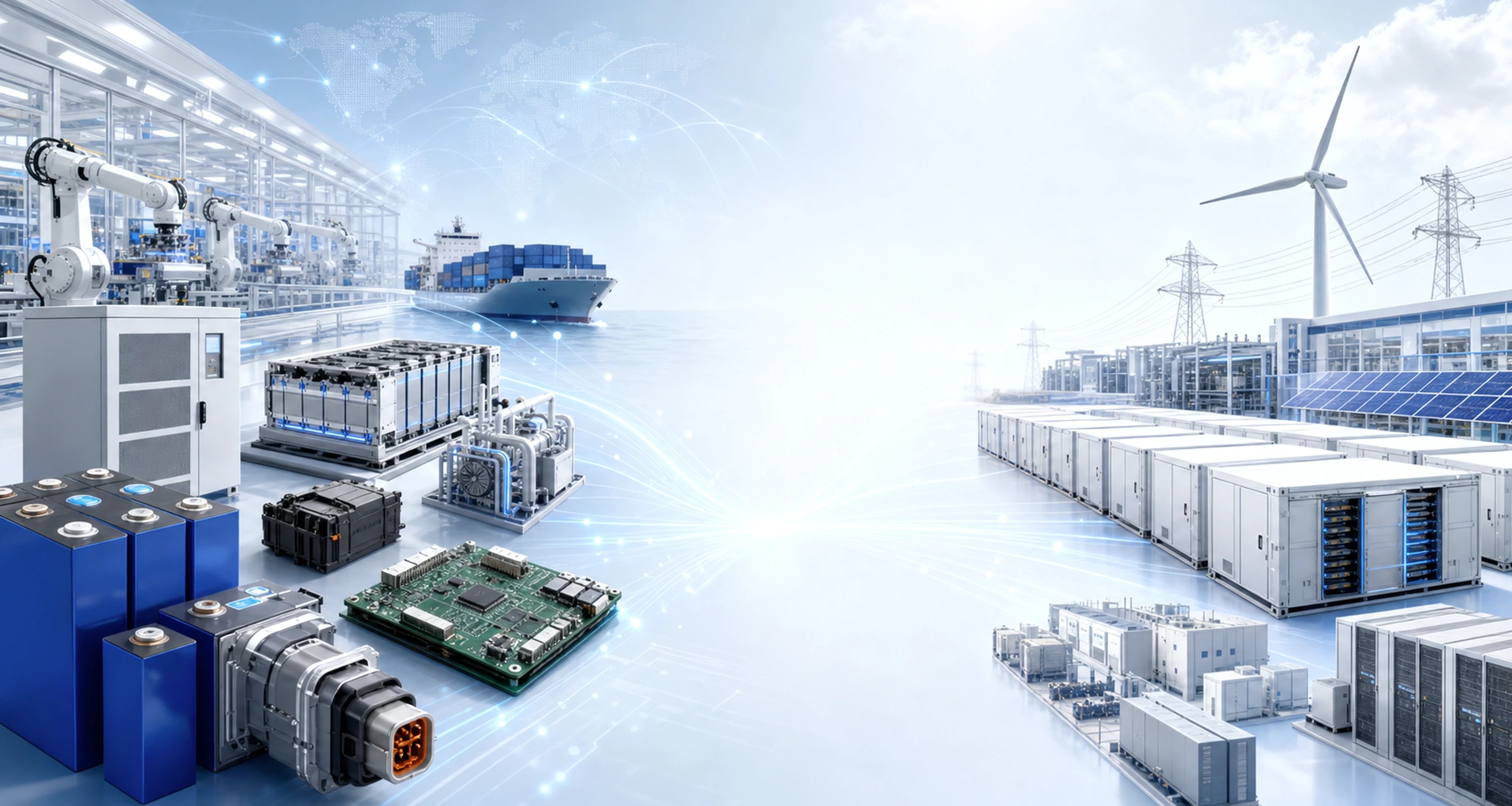 Global BESS component suppliers connected through INEO to India's energy storage ecosystem